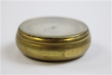 John Duncan Dunn's Personal Dollond Pocket Barometer #6381 with 'J.D.D.-E.A.M. 1909'