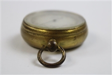 John Duncan Dunn's Personal Dollond Pocket Barometer #6381 with 'J.D.D.-E.A.M. 1909'