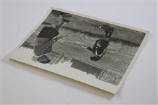 John Duncan Dunn in Kilt with Boy Golfer Tee Shot Stance Setup Stillman Hollywood Photo