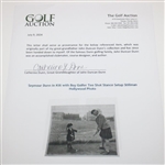John Duncan Dunn in Kilt with Boy Golfer Tee Shot Stance Setup Stillman Hollywood Photo