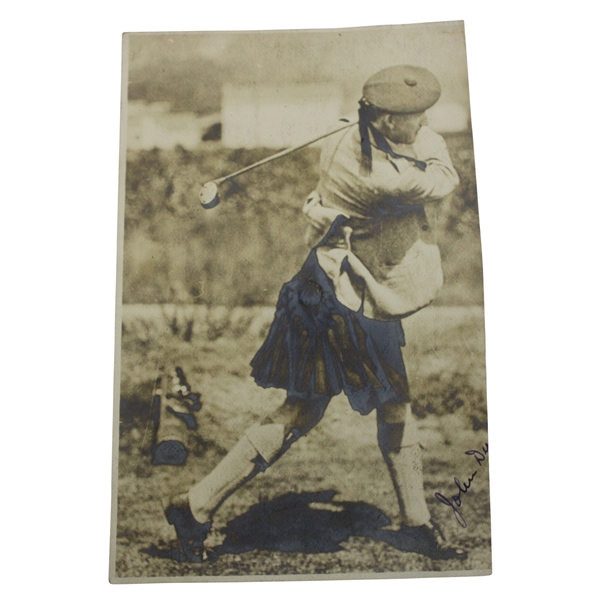 John Duncan Dunn in Kilt Post-Swing Photo - J.D. Dunn Collection