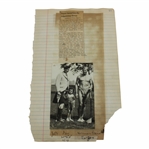 Tarzan (Herman Brix) & John Duncan Dunn Original Photo - J.D. Dunn Collection