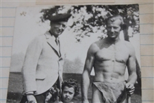 Tarzan (Herman Brix) & John Duncan Dunn Original Photo - J.D. Dunn Collection