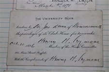 John Duncan Dunn's Personal Golf Club Membership Admission Cards