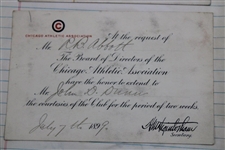 John Duncan Dunn's Personal Golf Club Membership Admission Cards