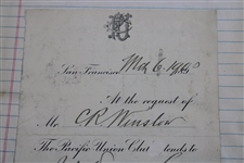 John Duncan Dunn's Personal Golf Club Membership Admission Cards