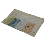 John Duncan Dunn's Personal Golf Club Membership Admission Cards