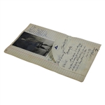 First US Open Runner-Up Willie Dunn in War Uniform Original Photo - J.D. Dunn Collection