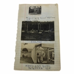 First Golf Court Ever Made Original Photo - John Duncan Dunn Collection