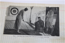 First Golf Court Ever Made Original Photo - John Duncan Dunn Collection