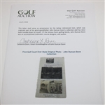 First Golf Court Ever Made Original Photo - John Duncan Dunn Collection