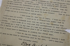 Scott Crisholm 1931 Letter of Recommendation to Colonel Hinkle - J.D.D. Collection