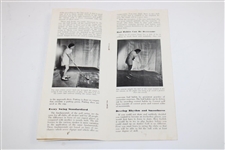 Dunn Golf School 'Learning Golf with Seymour Dunn' Pamphlet & Brochure - J.D.D. Collection