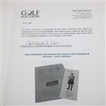 Dunn Golf School 'Learning Golf with Seymour Dunn' Pamphlet & Brochure - J.D.D. Collection