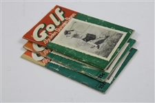 Three (3) 1941 'Golf' by John Duncan Dunn Booklets Inc. Last Copy - J.D.D. Collection