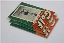 Three (3) 1941 'Golf' by John Duncan Dunn Booklets Inc. Last Copy - J.D.D. Collection