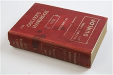 1938 'The Golfer's Handbook' Yearly Issue - J.D. Dunn Collection