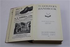 1938 'The Golfer's Handbook' Yearly Issue - J.D. Dunn Collection