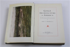 George C. Thomas Jr. Signed 1st Ed 1927 'Golf Architecture in America' Book - J.D.D. Collection JSA ALOA