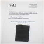 John Duncan Dunn's Personal 1931 'Natural Golf' First Edition w/Crisholm Signed Photo
