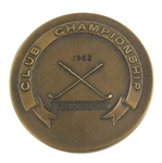 1962 Surrey County Golf Union 'Club Championship' at Walton Heath Medal in Case