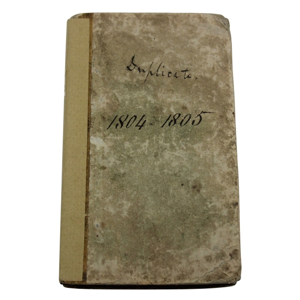 1804-1805 The Edinburgh & Leith Directory in the City and Suburbs... w/Early Golf Ball & Clubmakers