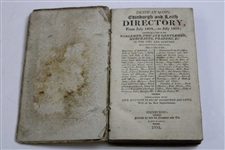 1804-1805 'The Edinburgh & Leith Directory in the City and Suburbs...' w/Early Golf Ball & Clubmakers