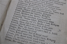 1804-1805 'The Edinburgh & Leith Directory in the City and Suburbs...' w/Early Golf Ball & Clubmakers