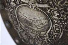 1903 Kashmir Golf Club Silver Shield Trophy - Hallmarked Glasgow