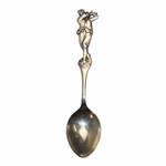 Seldom Seen c.1928  Harry Vardon Style Silver Golfing Teaspoon Hallmarked Birmingham