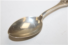 Seldom Seen c.1928  Harry Vardon Style Silver Golfing Teaspoon Hallmarked Birmingham