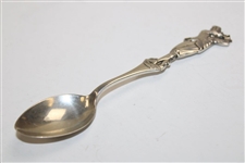 Seldom Seen c.1928  Harry Vardon Style Silver Golfing Teaspoon Hallmarked Birmingham