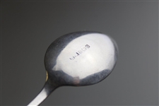 Seldom Seen c.1928  Harry Vardon Style Silver Golfing Teaspoon Hallmarked Birmingham