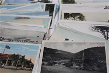 One-Hundred (100) Vintage Used & Unused Golf Postcards - Clubhouses, Courses & more