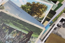 One-Hundred (100) Vintage Used & Unused Golf Postcards - Clubhouses, Courses & more