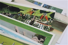 One-Hundred (100) Vintage Used & Unused Golf Postcards - Clubhouses, Courses & more