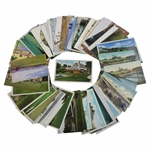 One-Hundred (100) Vintage Used & Unused Golf Postcards - Clubhouses, Courses & more