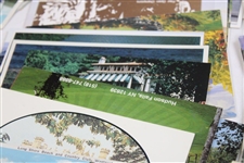 One-Hundred (100) Vintage Used & Unused Golf Postcards - Clubhouses, Courses & more