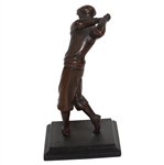 Spelter Golfer Figure