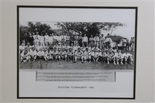1935 Masters Tournament Field Frank Christian Studios Photo Print - Matted