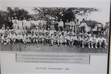1935 Masters Tournament Field Frank Christian Studios Photo Print - Matted