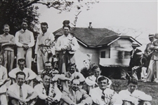 1935 Masters Tournament Field Frank Christian Studios Photo Print - Matted