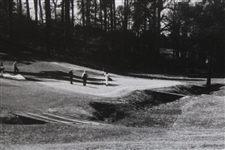 Hole #13 Augusta National 1938 Frank Christian Studios Photo Print - Matted