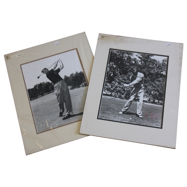 Two (2) Ben Hogan Frank Christian Studios Photo Print - Matted