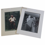 Palmer Puts Green Jacket on Nicklaus Plus Palmer Frank Christian Studios Photo Print - Matted