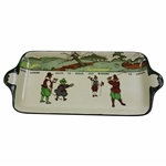 Royal Doulton Chas. Crombie Golf Seriesware Large Sandwich Tray     