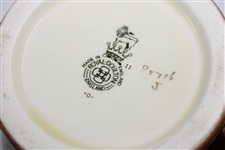 Royal Doulton Kingsware Chas. Crombie Puritan Golfers Airbrush Brown Golf Tankard