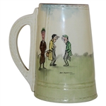 c.1920 Royal Doulton H.M. Bateman Irate Golfer Stein/Mug
