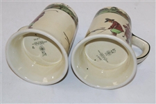 Royal Doulton Pair Of Chas. Crombie Golf Seriesware Mugs