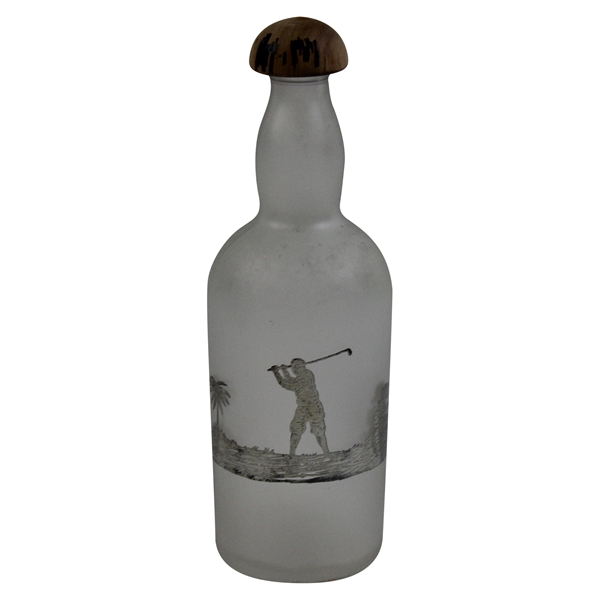 1920’s Sterling Silver Overlay Decanter